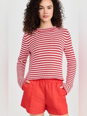 La Ligne Fine Stripe Mini Marina Sweater, XS S